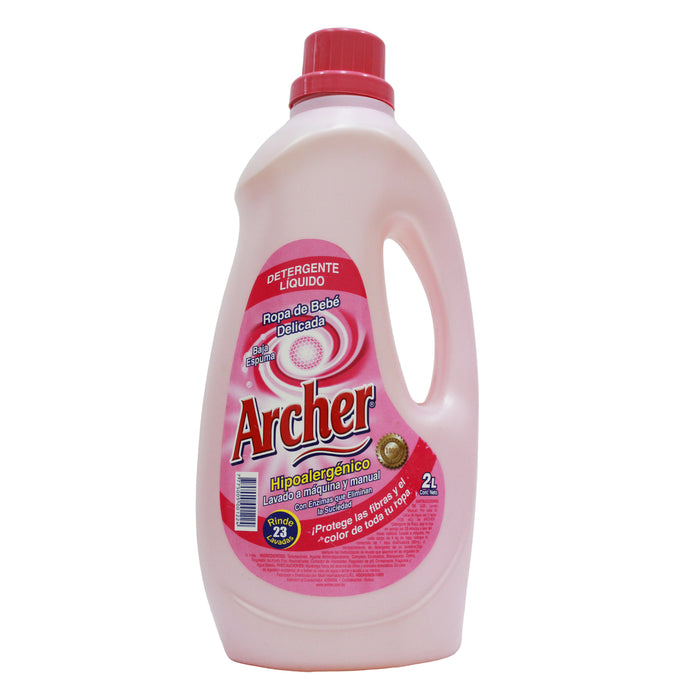 Detergente Líquido Archer Ropa de Bebé Delicada X 2 L