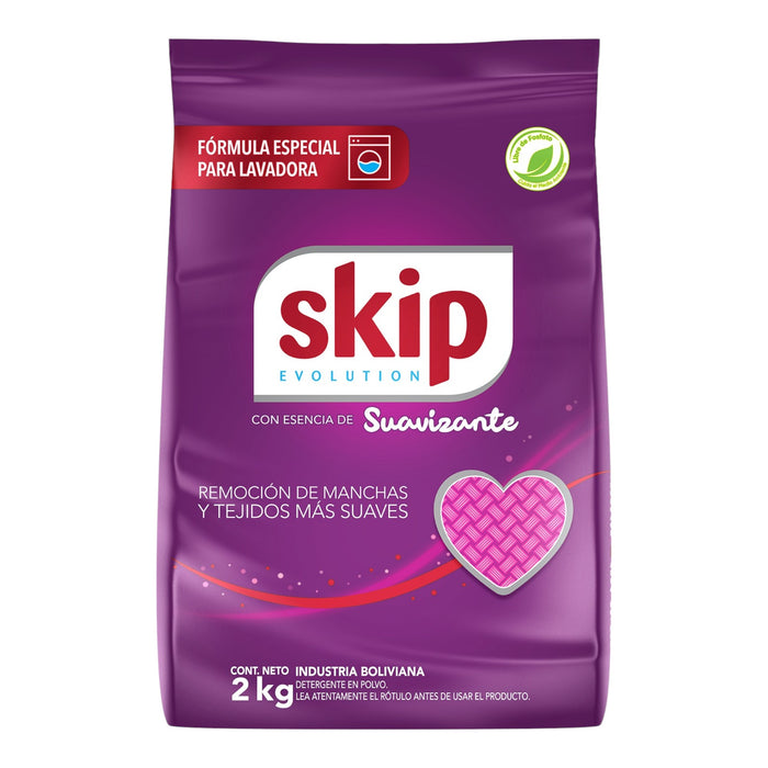 Detergente Skip En Polvo Esencia De Confort X 2Kg