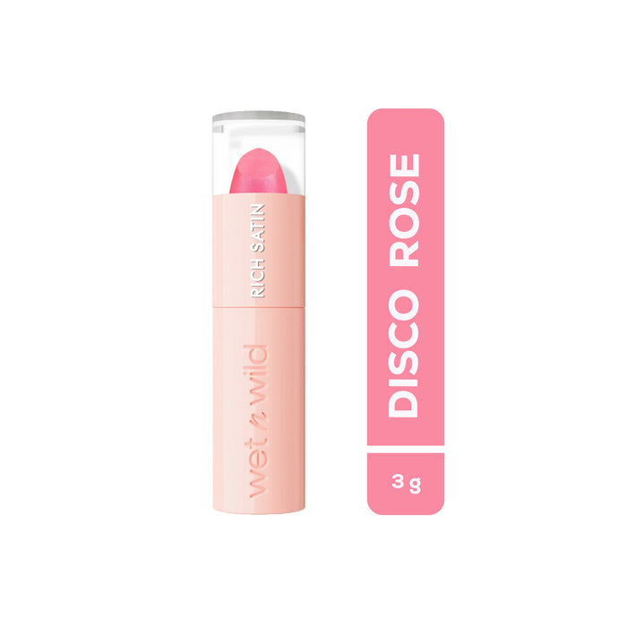 Labial Satinado Wet N Wild Disco Rose X 3g