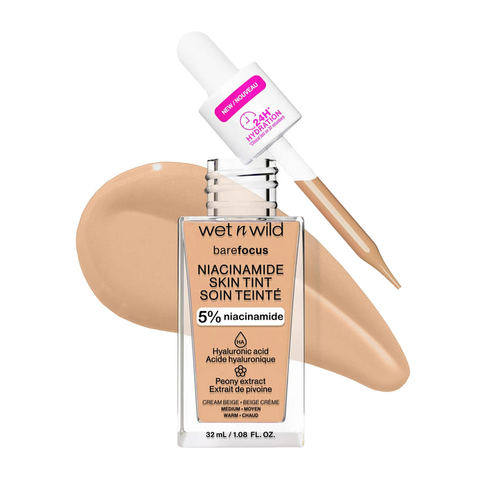 Tinta Serum Niacinamida Wet N Wild Niacinamida Cream Beige X 32Ml