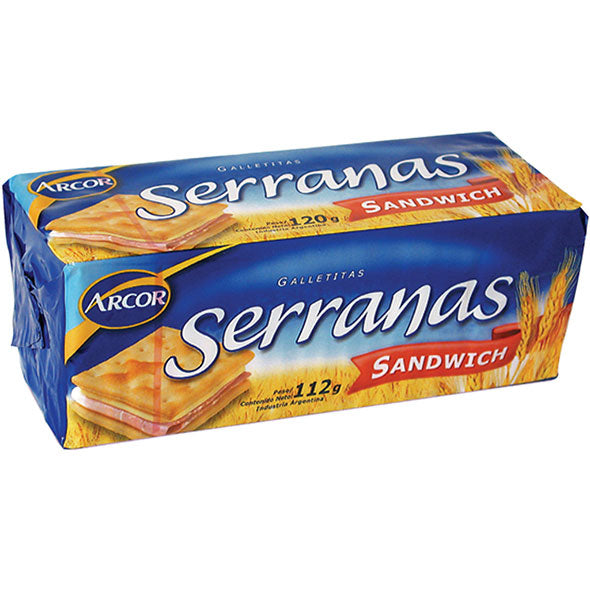 Serranas Sandwich Galleta X 112g