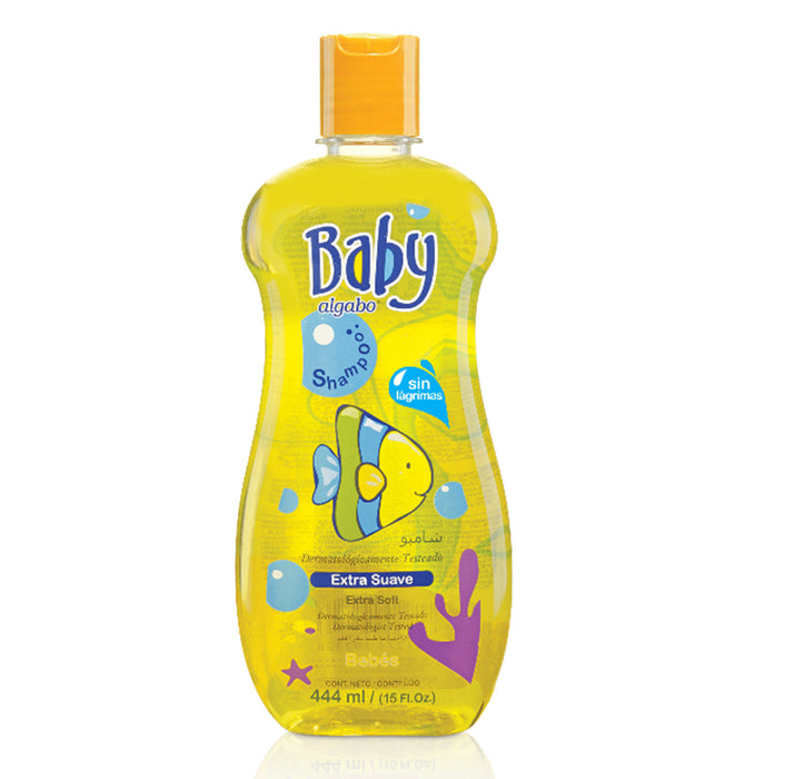 Shampoo Algabo Bebé Extra Suave X 444Ml