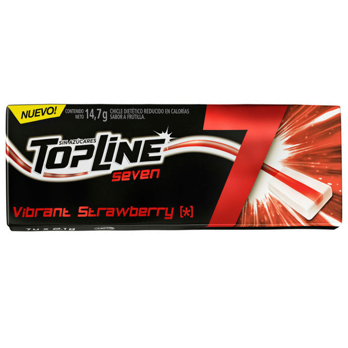 Top Line Seven Chicle Vibrant Strawberry X 14g