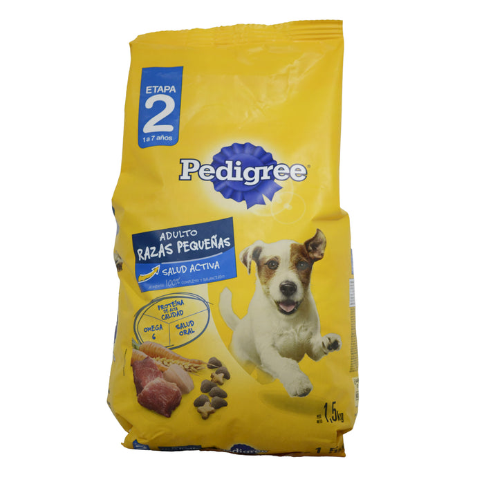 Alimento Pedigree Adulto Razas Pequeñas Etapa 2 X 1.5Kg