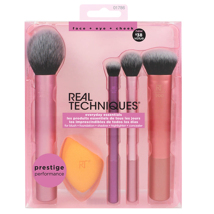 Set De Brochas De Maquillaje Real Techniques Everyday Essent X 5 Piezas