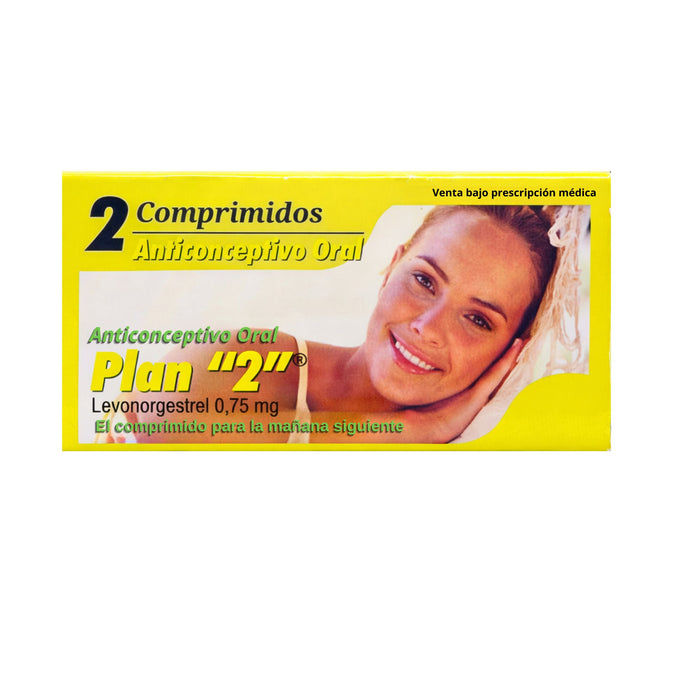 Plan 2 Levonorgestrel 0.75Mg X 2 Tabletas