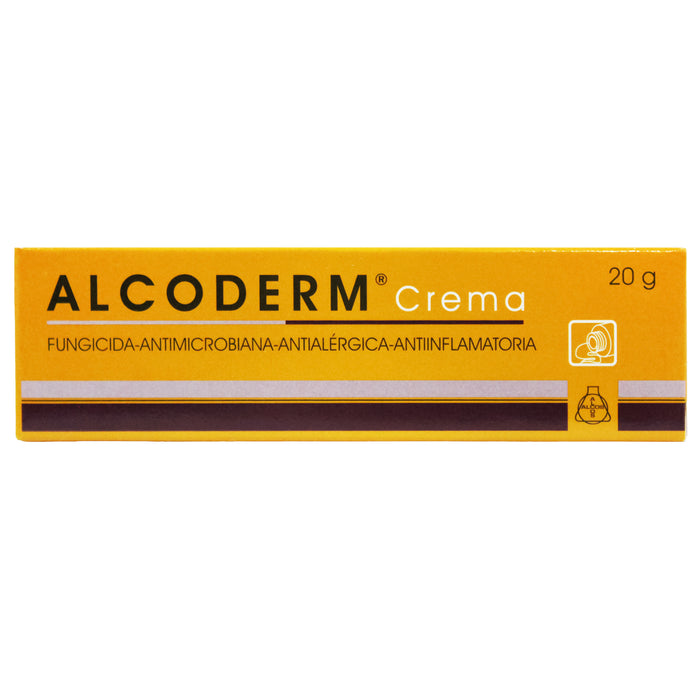 Alcoderm Crema Tratamiento De Infecciones Cutaneas X 20g