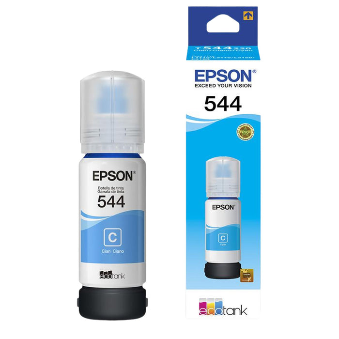Tinta Epson 544 Cian Modelo L3110/L3150/L5190 X 65Ml