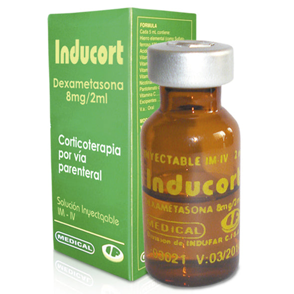 Inducort Dexametasona Fosfato 8Mg Y 2ml X Ampolla