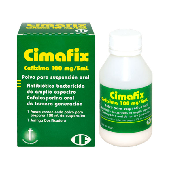 Cimafix 100Mg 5ml Susp X 100ml Cefixima