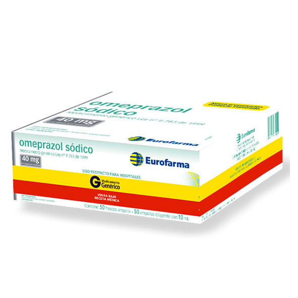 Omeprazol 40Mg Farmacorp X Ampolla+Diluyente