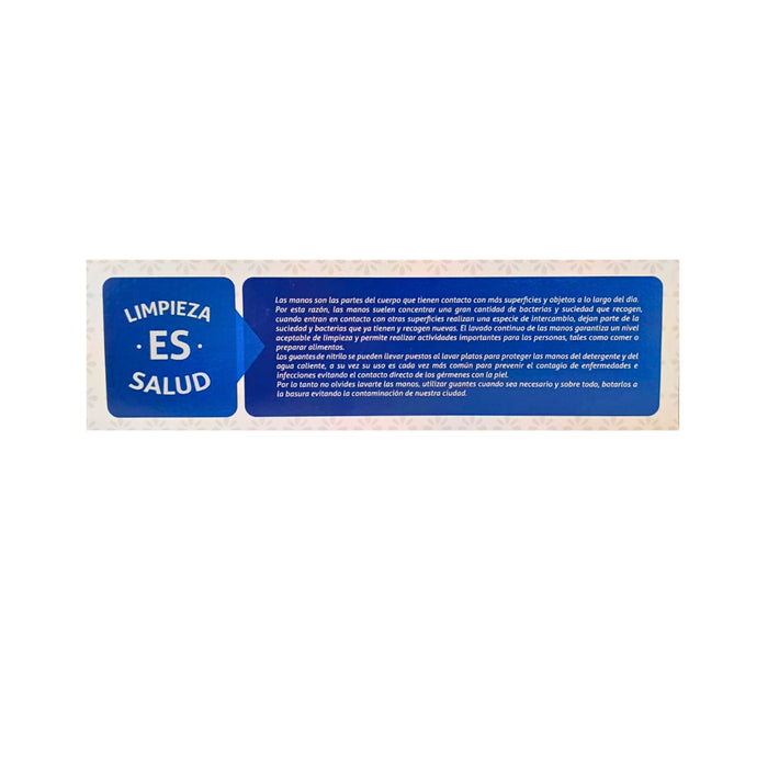 Guantes De Nitrilo Farmacorp Talla M Azul X Unidad