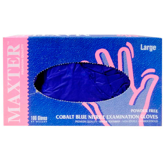 Guantes De Nitrilo Azul Talla L Farmacorp X 100 Unidades