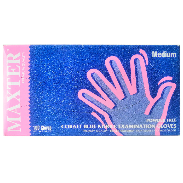 Guantes De Nitrilo Azul Talla M Farmacorp X 100 Unidades