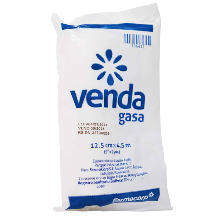 Venda Gasa Farmacorp 12.5 Cm X Unidad