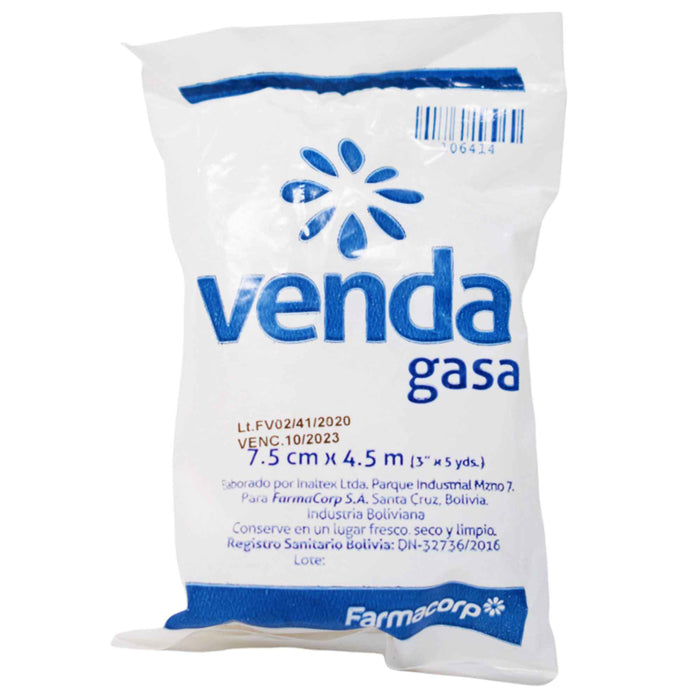 Venda Gasa Farmacorp X 7.5 Cm