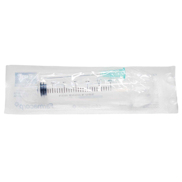 Jeringa Descartable 3ml Con Aguja Farmacorp 21 X 1.5 X Unidad