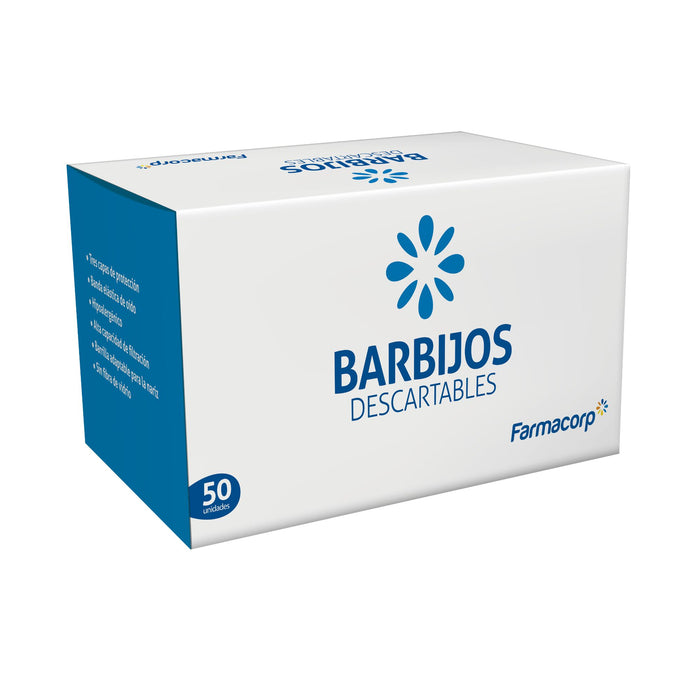 Barbijo Descartable Farmacorp X Unidad