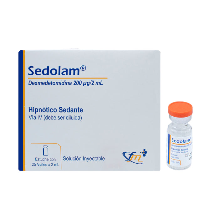 Sedolam 200Mcg Iv Dexmedetomidina X 1 Ampolla/2ml