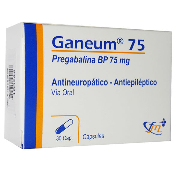 Ganeum Pregabalina 75Mg X Capsula