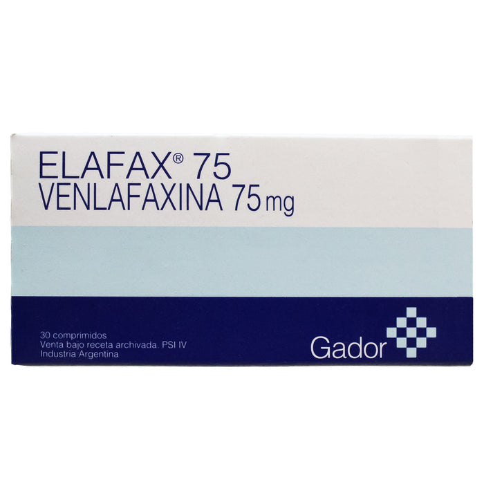 Elafax 75Mg Venlafaxina X Tableta