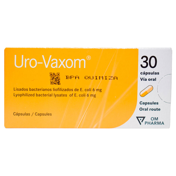 Uro Vaxom 6Mg Extracto De Escherichia Vacuna X Capsula