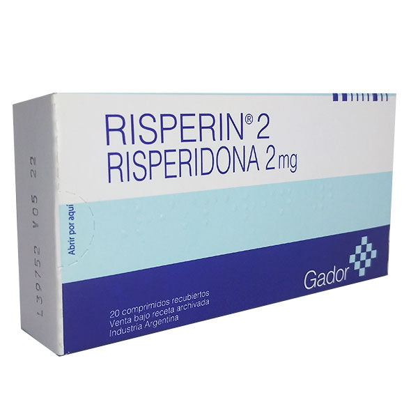 Risperin 2Mg Risperidona X Tableta