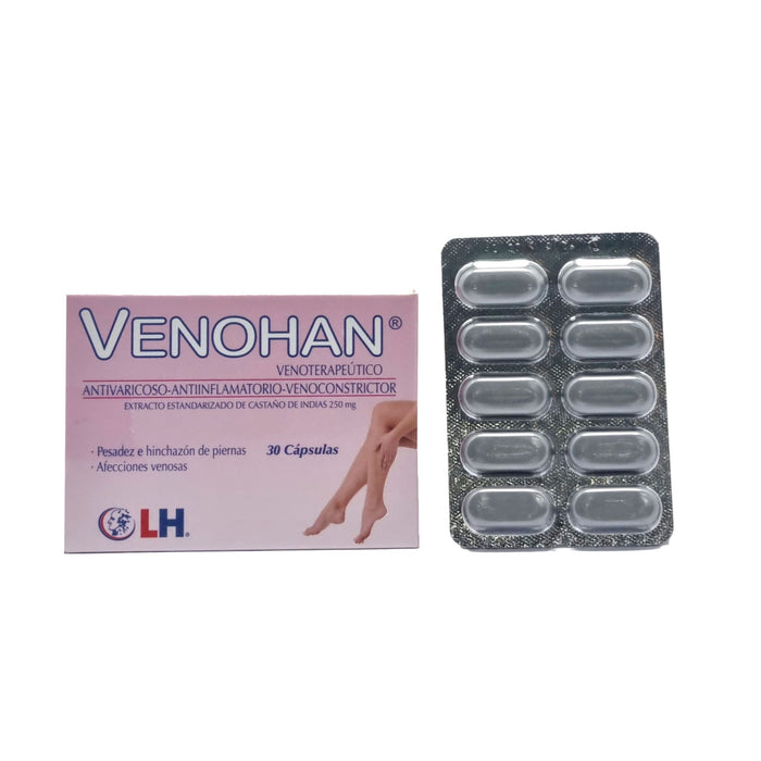 Venohan 250Mg Castaño De Indias X Cápsula