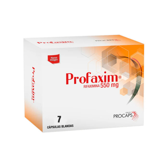 Profaxim 550Mg X 7 Cap Blandas Rifaximina