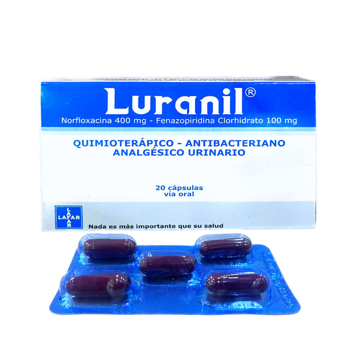 Luranil Norfloxacina/Fenazopiridina X Capsula
