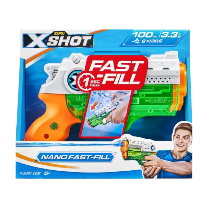 Pistola De Agua X-Shot Nano Fast Fill Nino
