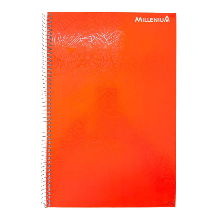 Cuaderno Espiral Millenium Araña Oficio X100 Hojas