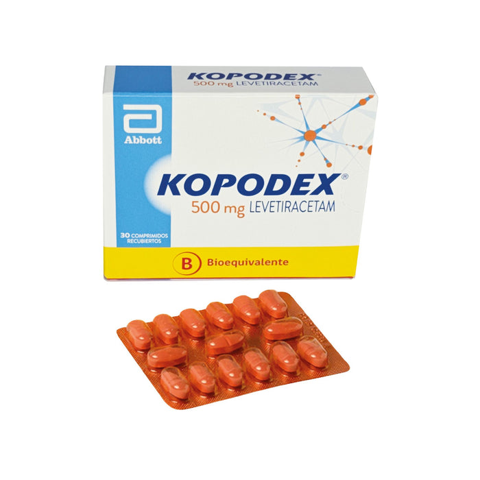 Kopodex Levetiracetam 500Mg X Comprimido