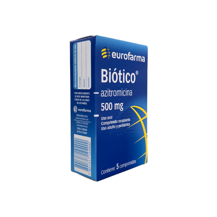 Biotico Azitromicina 500Mg X Comprimido
