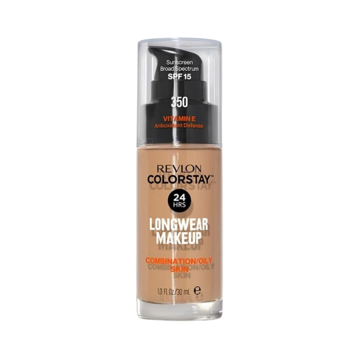 Base Para Rostro Revlon Colorstay Vitamina E Tono 350 Rich Tan