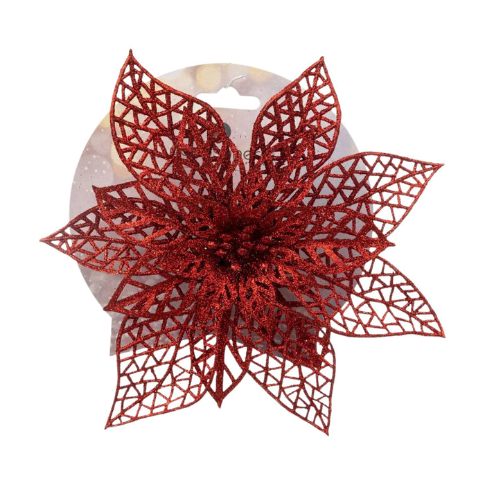 Atmosphera Flor De Pascua X 20Cm Plastico Rojo