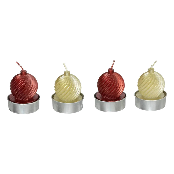 Atmosphera Velas Navidenas En Forma De Esferas