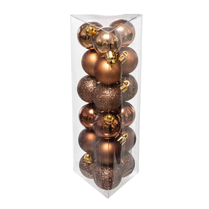 Atmosphera Set De 18 Bolas 3Cm De Diametro Bronce