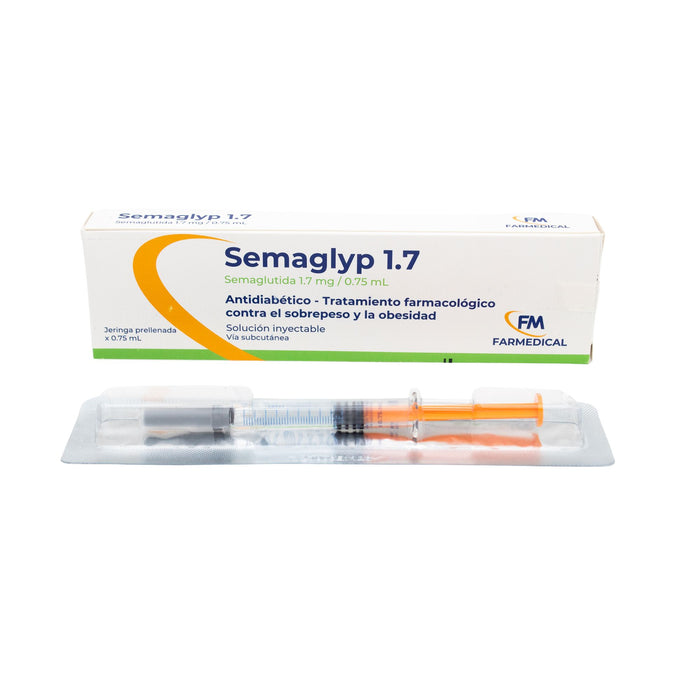 Semaglyp1.7Mg Semaglutida Frio Sc X 1Jeringa Prellenada / 0.75Ml