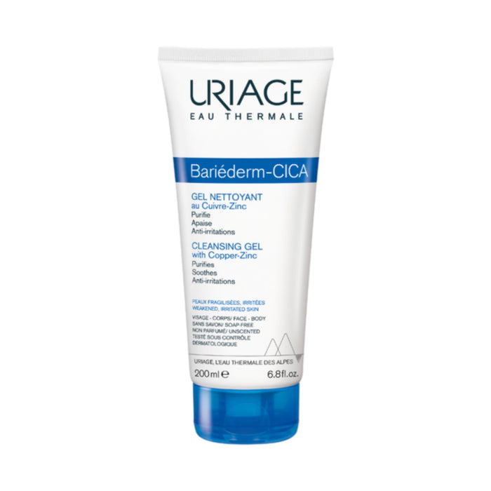 Uriage Eau Thermale Bariderm-Cica Gel Nettoyant X 200Ml