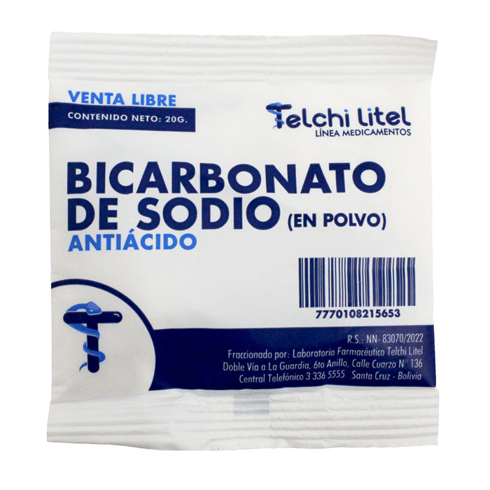 Bicarbonato Sodio 20g X Sobre