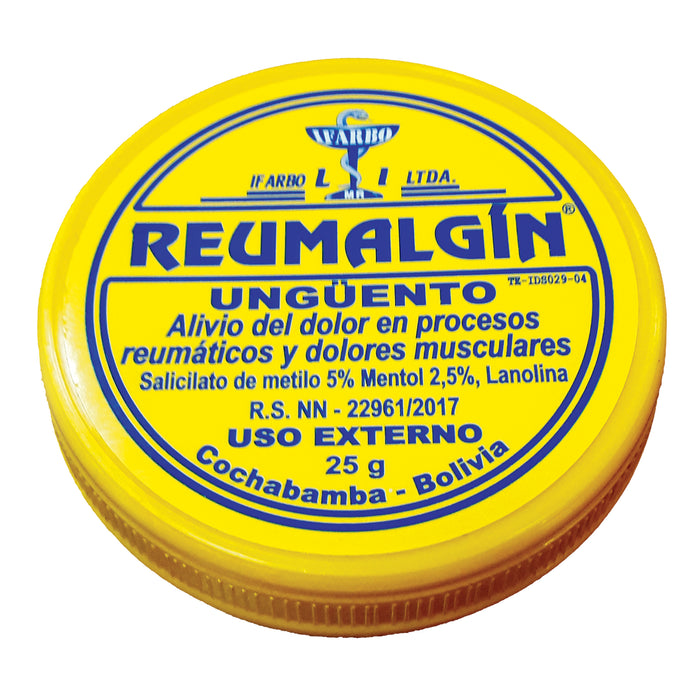 Reumalgin Ungüento Salicilato Metilo Mentol X Lata