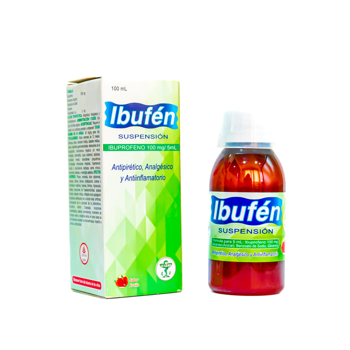 Ibufen Ibuprofeno 100mg / 5ml Suspension X 100ml