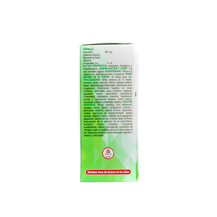 Ibufen Fuerte Ibuprofeno 200Mg / 5Ml Suspensión X 100Ml