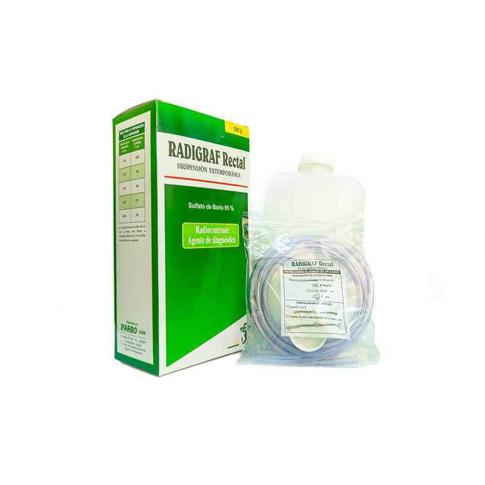 Radigraf Rectal Sulfato Bario 98.8% Enema X 200g