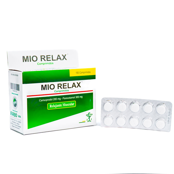 Mio Relax Carisoprodol 200Mg / Paracetamol 300Mg X Tableta