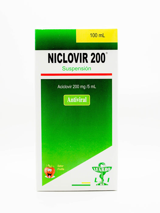 Niclovir Aciclovir 200mg 5ml Suspension X 100ml