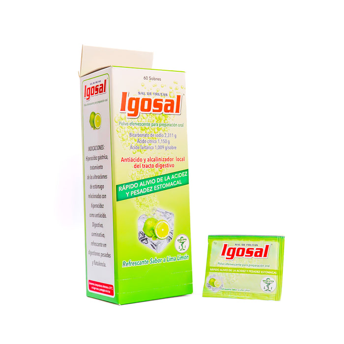 Sal De Frutas Igosal Lima Limon X Sobre