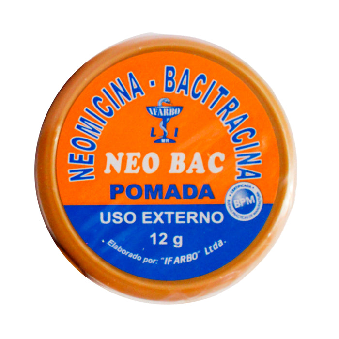Pomada Neo Bac Neomicina / Bacitracina X 12 Gr