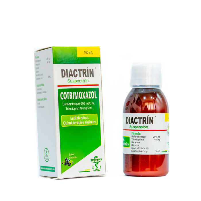 Diactrin Sulfametoxazol 200mg Trimetoprim 40mg Suspension X 100ml